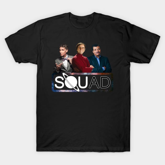 Science Squad (white) T-Shirt by red-leaf